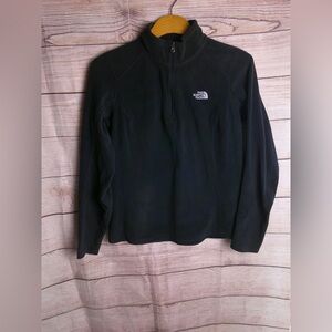 The North Face Women’s Size Small Black 1/4 Zip Long Sleeve Pull Over Sweater